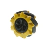 80mm Sarı Omni Mecanum Tekerlek - Sağ