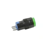 AB6-M 16mm 24V Yeşil Yaylı Buton