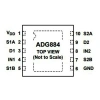 ADG884BRMZ MSOP-10 Smd Switch Entegresi