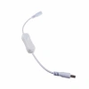 Anahtarlı DC Adaptör Uzatma Kablosu - Beyaz