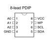 AT24C04 DIP-8 EEPROM Entegresi
