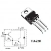 BDX53C - TO220 NPN Transistör
