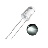 Beyaz Flaşör 2 Bacaklı LED 5mm