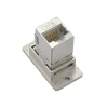 CAT6 RJ45 Dişi Panel Tipi Konnektör Gümüş - SCAT6-C