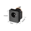 DC-015 5.5X2.1mm DC Jack Şasesi - Jak Girişi