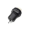 DS-428 12mm Anahtarlı Push Buton - Beyaz