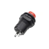 DS-428 12mm Anahtarlı Push Buton - Kırmızı
