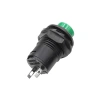 DS-428 12mm Anahtarlı Push Buton - Yeşil