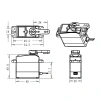 DSSERVO BLS3235 35kg Fırçasız Dijital Servo Motor - 180 Derece
