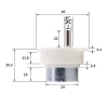 JS30 6V 3RPM Plastik Dişli Redüktörlü Motor