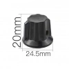 K18-B 6mm Potansiyometre Başlığı - 25x20mm