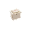 KCD1-5 ON-OFF-ON Anahtar 6-Pin - Beyaz