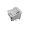 KCD4 Işıksız On/Off Anahtar 4 Pin - Gri