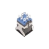 KD2-22 19mm Işıklı Yaylı Push Buton - Beyaz