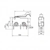 KW4A Micro Switch 3-Pin