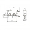KW4A Micro Switch 3-Pin