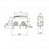 KW4A Micro Switch 3-Pin PCB Tip