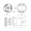 LA38 Metal Acil Stop Butonu