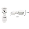 LD-TT-02 AC 220V 180° Ayarlanabilir PIR Hareket Sensörü