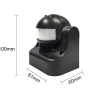 LD-TT-05 AC 220V 180° Ayarlanabilir PIR Hareket Sensörü