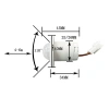 LD-TT-15 AC 220V 110° Ayarlanabilir Mini PIR Hareket Sensörü