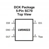 LM94022BIMG/NOPB SMD Sıcaklık Sensör Entegresi