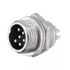 Mike Konnektör 12mm 6 Pin - Erkek