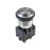 MSM19 19mm Çıkık Anahtarlı Metal Buton