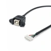 Panel Tipi USB-B Erkek - MX 1.25 5-Pin Dişi Anakart Kablosu