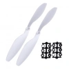 Plastik Pervane Seti - Beyaz 25.4cm