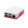 Raspberry Pi 4 Orijinal Muhafaza Kutusu - Beyaz Kırmızı