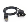 RJ45 3m Panel Tipi Ethernet Uzatma Kablosu