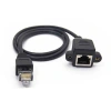 RJ45 5m Panel Tipi Ethernet Uzatma Kablosu