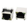 RJ45 8P8C Işıklı Dişi Ethernet Konnektörü - PCB Tipi