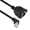 RJ45 Sağ Açılı Panel Tipi Ethernet Uzatma Kablosu - 50cm