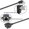 RJ45 Sağ Açılı Panel Tipi Ethernet Uzatma Kablosu - 50cm