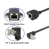RJ45 Sol Açılı Panel Tipi Ethernet Uzatma Kablosu - 50cm