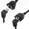 RJ45 Yukarı Açılı Panel Tipi Ethernet Uzatma Kablosu - 50cm