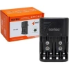 Sertec STC-C802 AA-AAA-9V Uyumlu 4lü Pil Şarj Alet