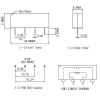 SIP-1A05 5V 1A Reed Röle - 4-Pin