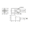 SN04-N2 10-30V 5mm NPN NC Endüktif Mesafe Sensörü