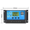 Solar Panel Akü Şarj Cihazı 10A 12/24V