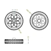 TT Sarı Motor Uyumlu 65mm Tekerlek