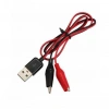 USB 2.0 - Krokodil Dönüştürücü Kablo 65cm