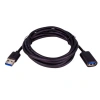 USB 3.0 Dişi-Erkek Siyah Uzatma Kablosu - 60cm