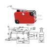 V-154-1C25 Micro Switch 3-Pin