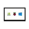 WaveShare 10.1 1280×720 QLED Kapasitif Dokunmatik HDMI Ekran