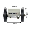 Z96-F 5-Digit Wheeled Mechanical Length Counter