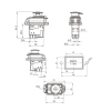 ZCD-02D1 5-Pin Elektromanyetik Switch
