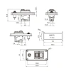 ZCD-02FL 4-Pin Elektromanyetik Switch - Kutulu